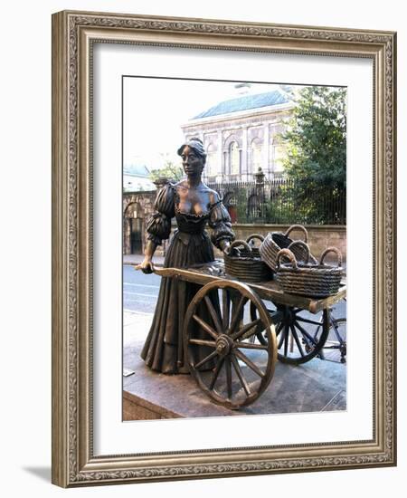 Molly Malone Statue, Grafton Street, Dublin, Republic of Ireland, Europe-Hans Peter Merten-Framed Photographic Print