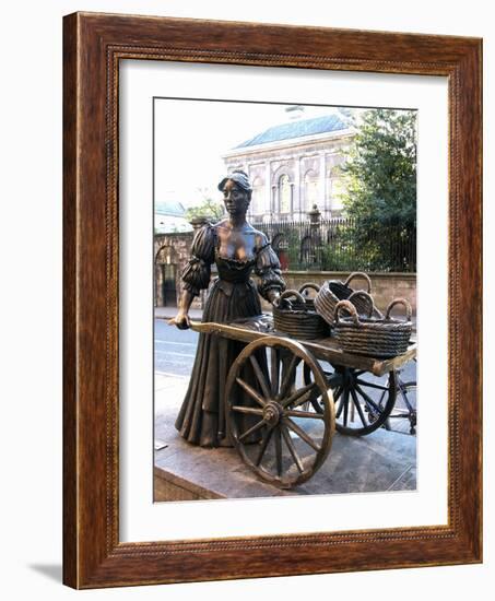 Molly Malone Statue, Grafton Street, Dublin, Republic of Ireland, Europe-Hans Peter Merten-Framed Photographic Print