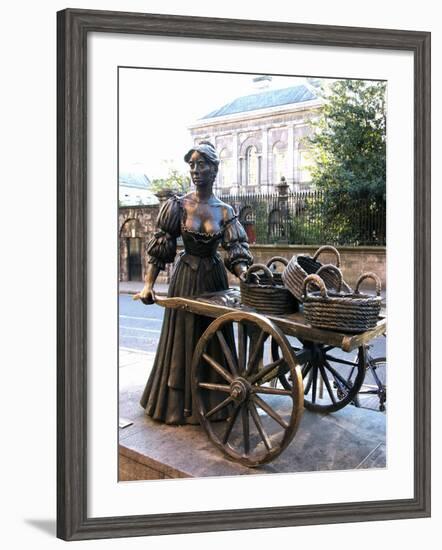 Molly Malone Statue, Grafton Street, Dublin, Republic of Ireland, Europe-Hans Peter Merten-Framed Photographic Print