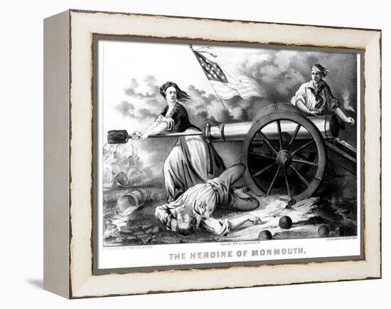 Molly Pitcher (1754-1832)-Currier & Ives-Framed Premier Image Canvas