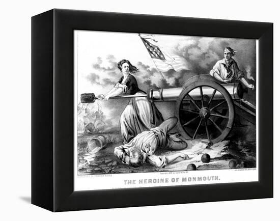 Molly Pitcher (1754-1832)-Currier & Ives-Framed Premier Image Canvas