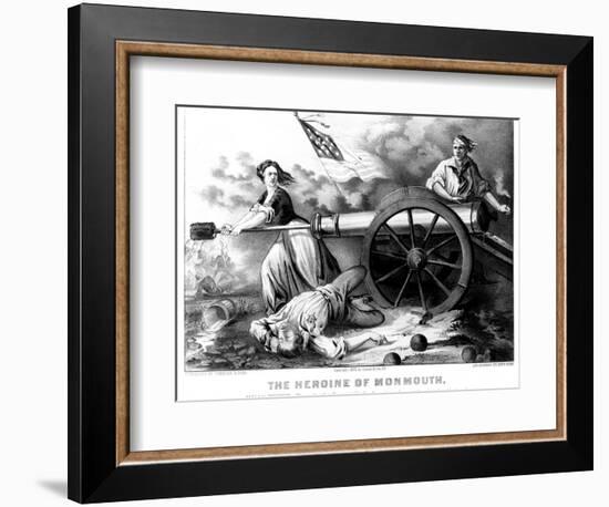 Molly Pitcher (1754-1832)-Currier & Ives-Framed Giclee Print