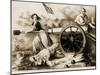 Molly Pitcher, Heroine of Monmouth-Currier & Ives-Mounted Giclee Print