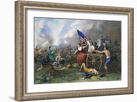 Molly Pitcher: Monmouth-null-Framed Giclee Print