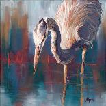 Urban Heron-Molly Reeves-Framed Art Print