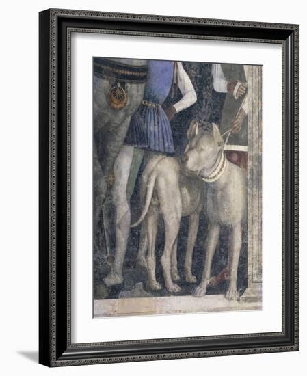 Molossian Dogs, Detail from Meeting Wall-Andrea Mantegna-Framed Giclee Print