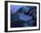 Molten Lava Flowing Into the Ocean-Brad Lewis-Framed Photographic Print