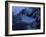 Molten Lava Flowing Into the Ocean-Brad Lewis-Framed Photographic Print