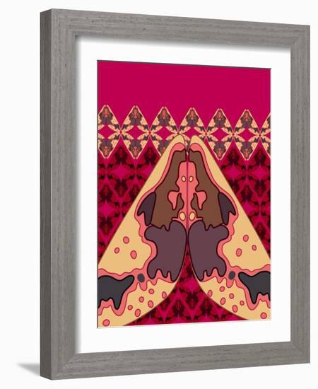 Molten Lava Lamp-Belen Mena-Framed Giclee Print