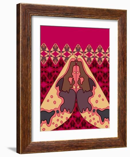 Molten Lava Lamp-Belen Mena-Framed Giclee Print