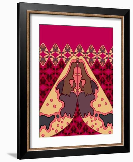 Molten Lava Lamp-Belen Mena-Framed Giclee Print