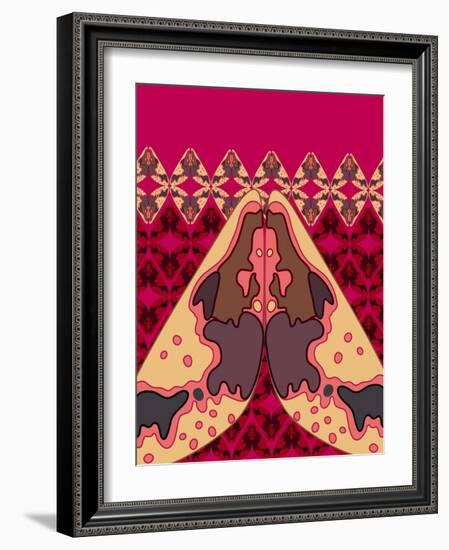 Molten Lava Lamp-Belen Mena-Framed Giclee Print