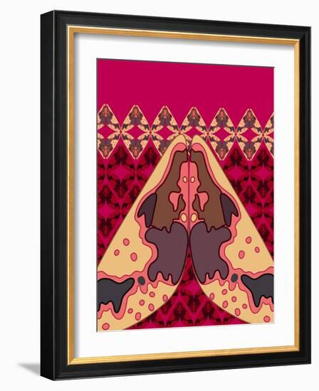 Molten Lava Lamp-Belen Mena-Framed Giclee Print