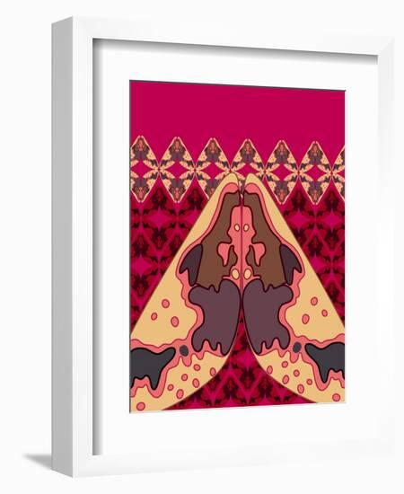 Molten Lava Lamp-Belen Mena-Framed Giclee Print