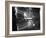 Molten Steel Being Poured from an Open Hearth Furnace at Carnegie Illinois Steel Mill-Andreas Feininger-Framed Photographic Print