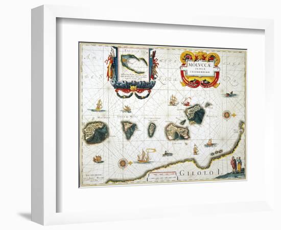 Moluccas: Spice Islands-Jan Blaeu-Framed Giclee Print