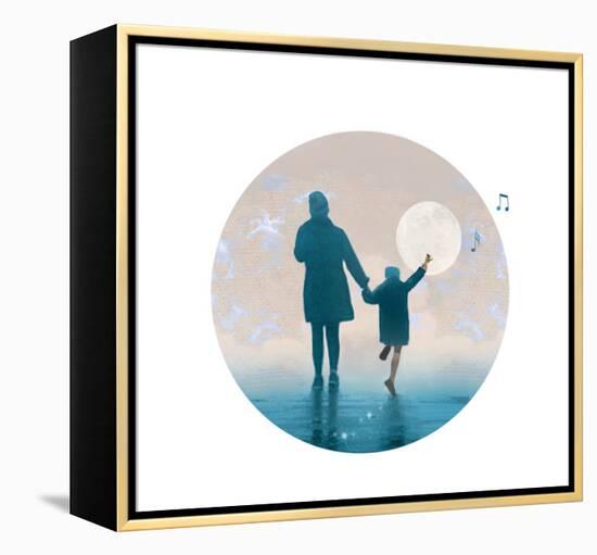 Mom and ME-Nancy Tillman-Framed Stretched Canvas