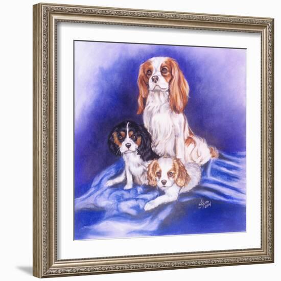 Mom and the Boys-Barbara Keith-Framed Giclee Print