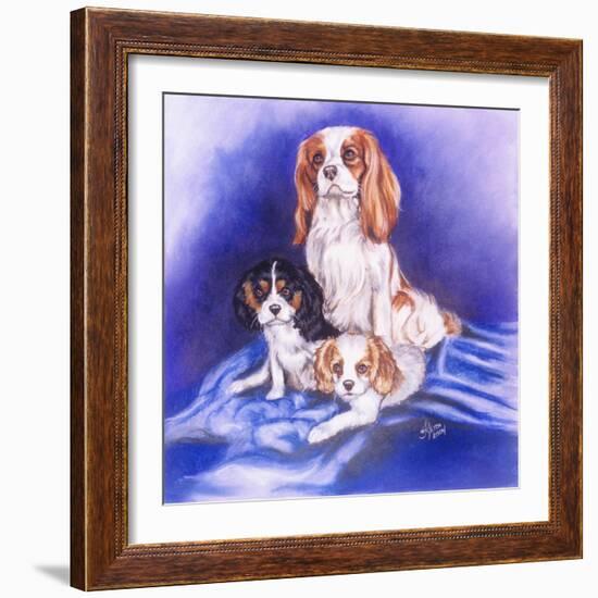 Mom and the Boys-Barbara Keith-Framed Giclee Print