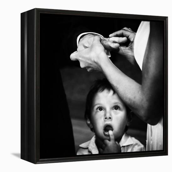 Mom, Dad, What's Going On?-Santiago Trupkin-Framed Premier Image Canvas