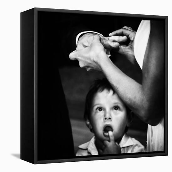 Mom, Dad, What's Going On?-Santiago Trupkin-Framed Premier Image Canvas