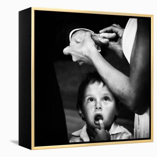 Mom, Dad, What's Going On?-Santiago Trupkin-Framed Premier Image Canvas