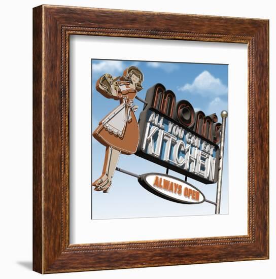 Mom's All-You-Can-Eat Kitchen-Anthony Ross-Framed Art Print