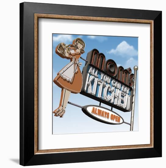 Mom's All-You-Can-Eat Kitchen-Anthony Ross-Framed Art Print