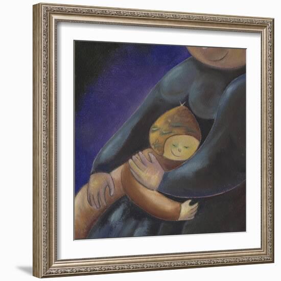 Mom's Hug-Anne Cote-Framed Giclee Print