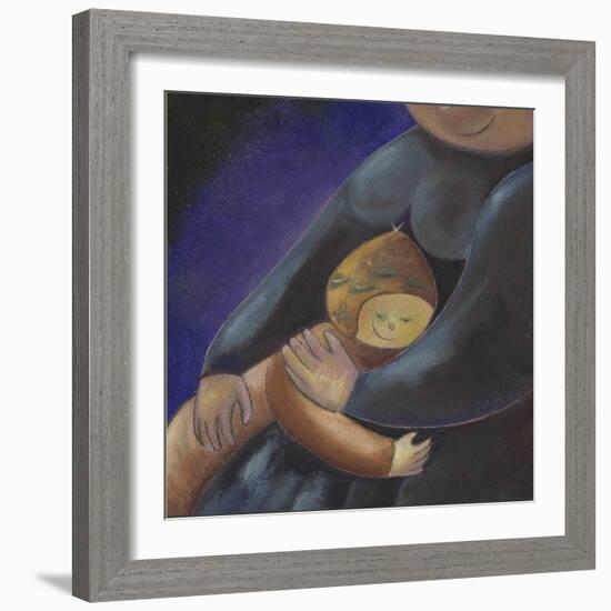 Mom's Hug-Anne Cote-Framed Giclee Print