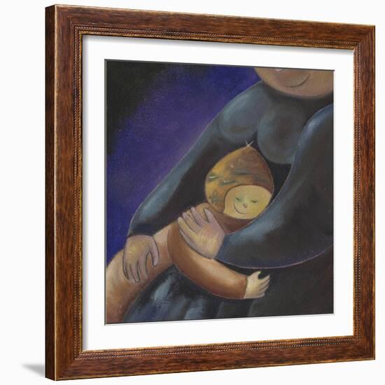 Mom's Hug-Anne Cote-Framed Giclee Print