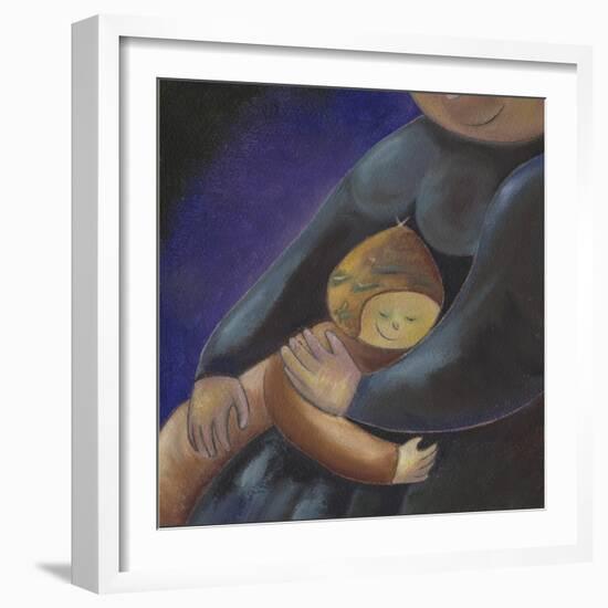 Mom's Hug-Anne Cote-Framed Giclee Print