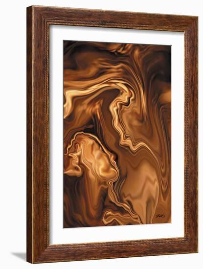 Moment Before the Kiss-Rabi Khan-Framed Art Print