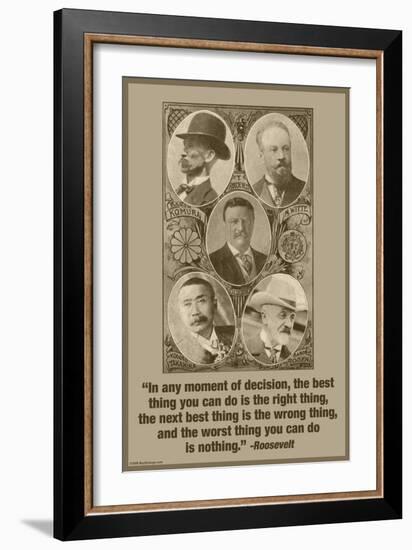 Moment of Decision-Wilbur Pierce-Framed Art Print