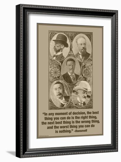 Moment of Decision-Wilbur Pierce-Framed Art Print