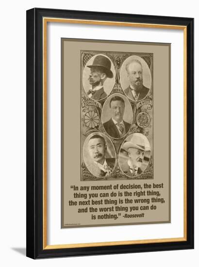 Moment of Decision-Wilbur Pierce-Framed Art Print