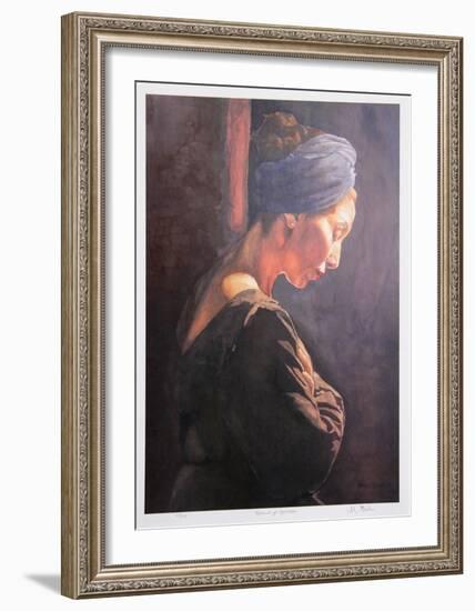 Moment of Reflection-Neville Clarke-Framed Collectable Print