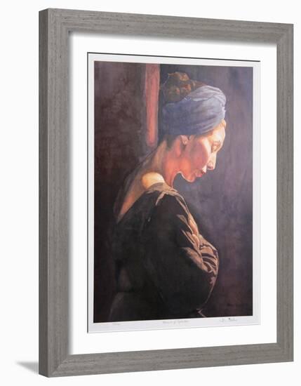 Moment of Reflection-Neville Clarke-Framed Collectable Print