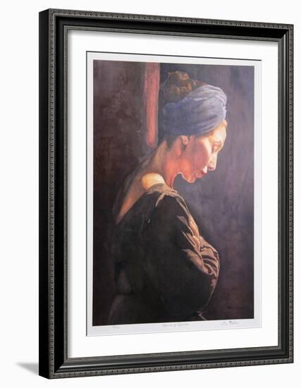 Moment of Reflection-Neville Clarke-Framed Collectable Print