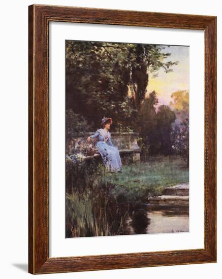 Moment's Peace-Alfred Augustus Glendenning-Framed Art Print