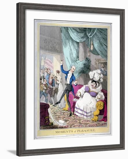 Moments of Pleasure, 1820-Theodore Lane-Framed Giclee Print