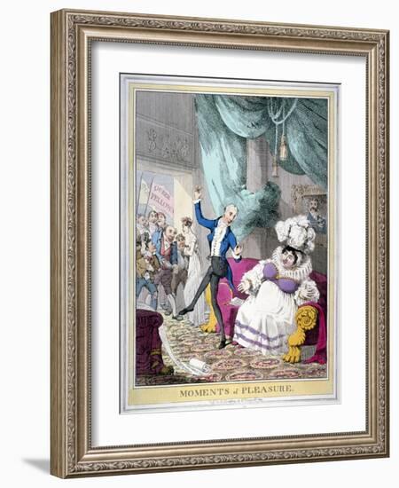 Moments of Pleasure, 1820-Theodore Lane-Framed Giclee Print