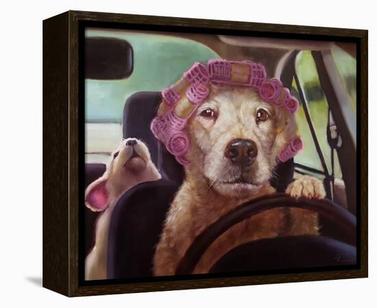 Mommy Chauffeur-Lucia Heffernan-Framed Stretched Canvas