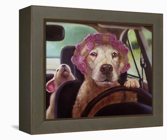 Mommy Chauffeur-Lucia Heffernan-Framed Stretched Canvas