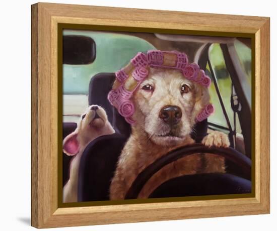 Mommy Chauffeur-Lucia Heffernan-Framed Stretched Canvas