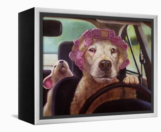 Mommy Chauffeur-Lucia Heffernan-Framed Stretched Canvas