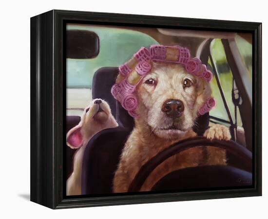 Mommy Chauffeur-Lucia Heffernan-Framed Stretched Canvas