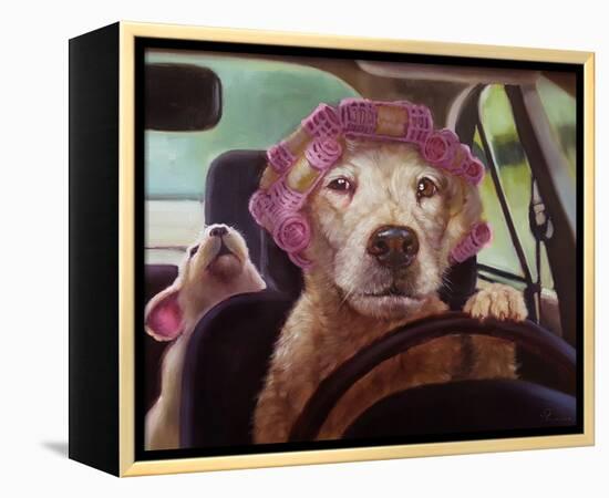 Mommy Chauffeur-Lucia Heffernan-Framed Stretched Canvas