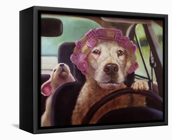 Mommy Chauffeur-Lucia Heffernan-Framed Stretched Canvas