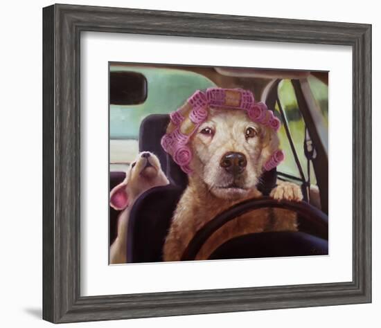 Mommy Chauffeur-Lucia Heffernan-Framed Art Print